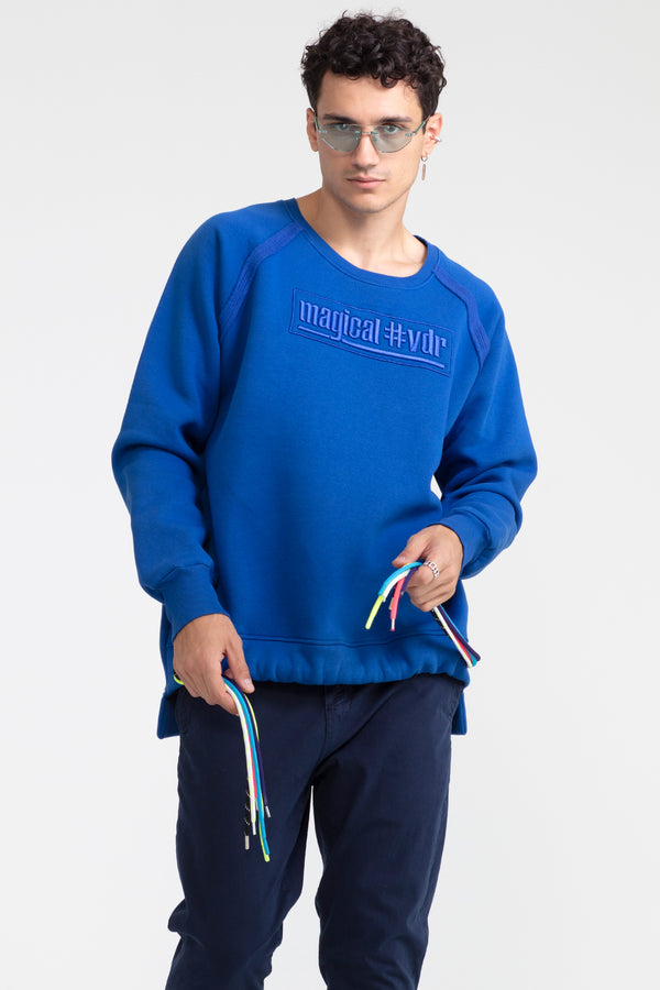 ERKEK SAKS MAVİSİ SWEATSHIRT 1100