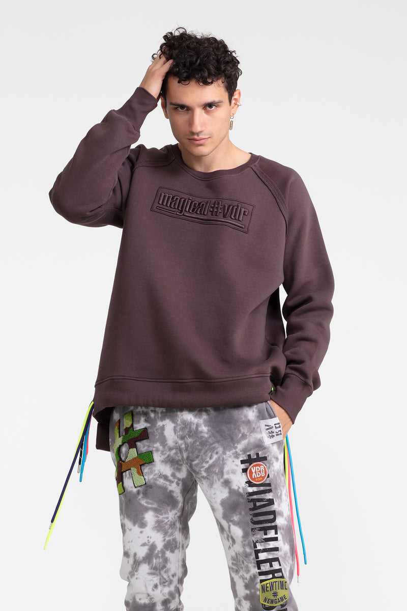 ERKEK KAHVERENGİ SWEATSHIRT 1100