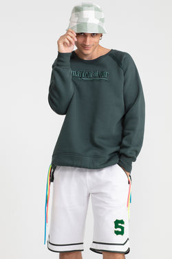 ERKEK KOYU YEŞİL SWEATSHIRT 1100