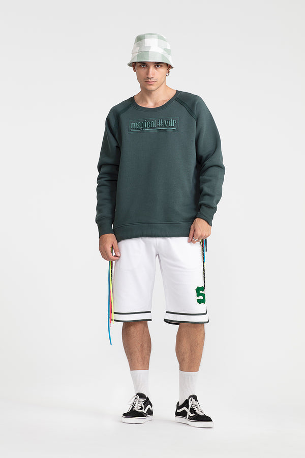 ERKEK KOYU YEŞİL SWEATSHIRT 1100